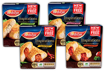Birds Eye New Inspiration Range of Products