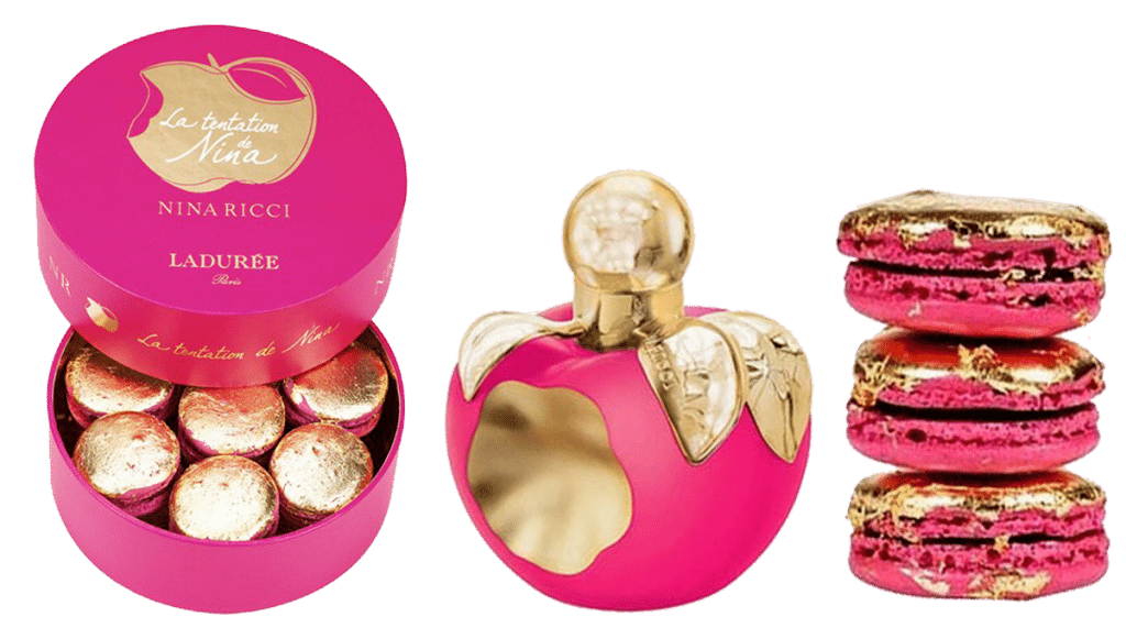 Nina Ricci and Ladurée a very interesting example of co
