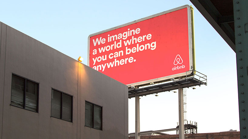 Airbnb's consistent rebrand focuses on the sense of belonging to a