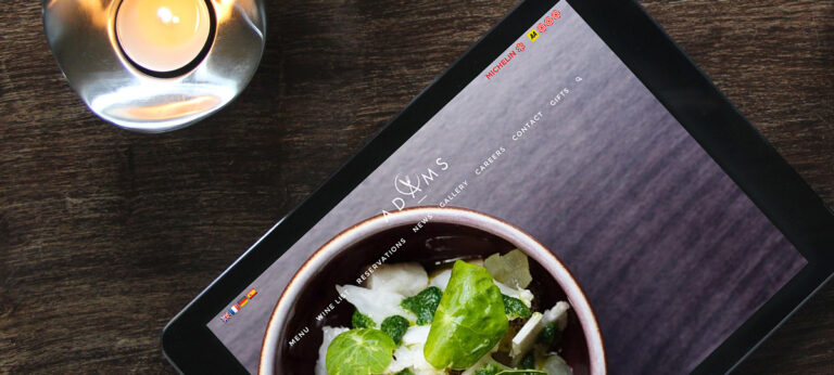 New brand image for Adam’s Michelin-starred restaurant in the UK