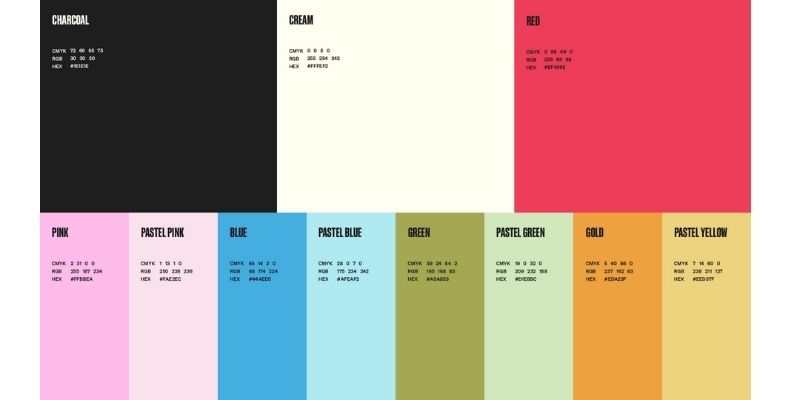 masterclass identity color palette